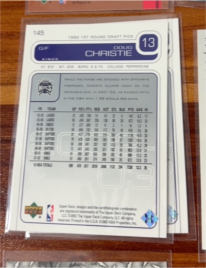 1992-93 Upper Deck #145 Doug Christie — front