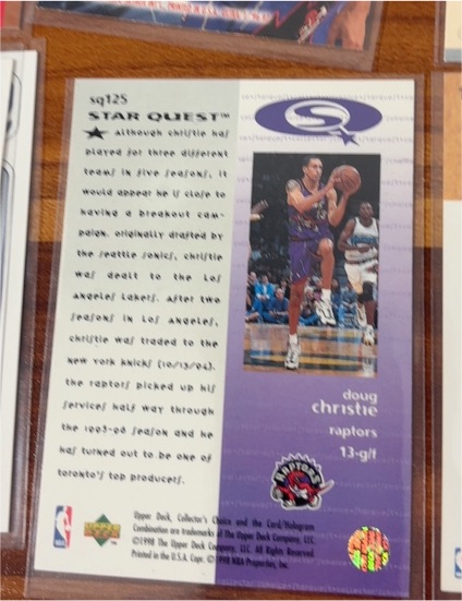 1997-98 Upper Deck Collector's Choice #137 Doug Christie — front