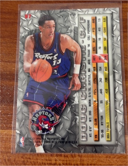 1996-97 Fleer Metal #97 Doug Christie — front