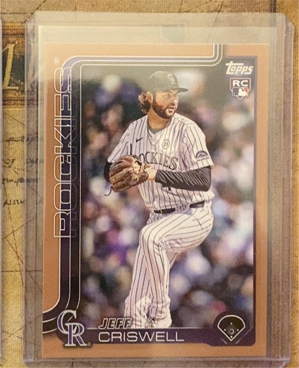 2025 Topps Update #US5 Jeff Criswell — front