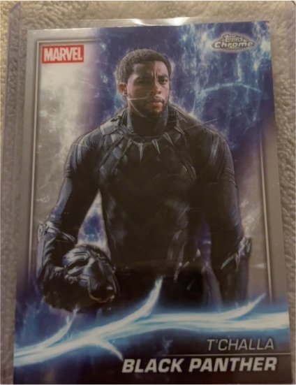 2025 Topps Chrome Marvel Studios #79 T'Challa Black Panther — front