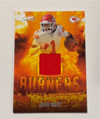 2025 Panini Absolute Burners #ABU-XWO Xavier Worthy — front