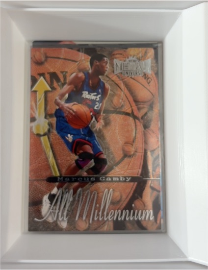 1997-98 Skybox Metal Universe Championship #6AM Marcus Camby — front