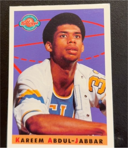 1993 Kellogg's College Greats #NNO Kareem Abdul-Jabbar — front