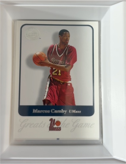 2001 Fleer Greats of the Game #84 Marcus Camby — front