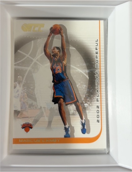 2002 Topps TCC Marcus Camby New York Knicks #? — front