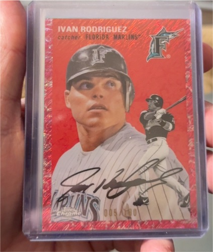 2023 Topps Chrome Platinum Anniversary #443 Ivan Rodriguez — front