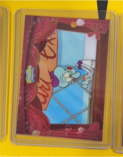 2025 Topps SpongeBob SquarePants Honey Star Art Museum SSP #ER-13 Squidward Tentacles — front