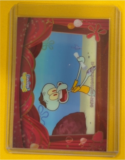 2025 Topps Chrome SpongeBob SquarePants #23 Squidward Tentacles — front