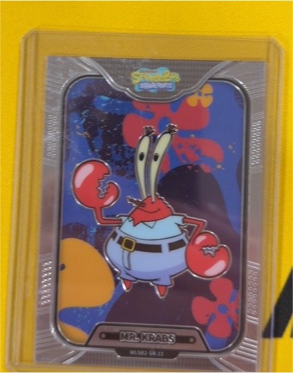2025 Topps Chrome SpongeBob #28 Mr. Krabs — front