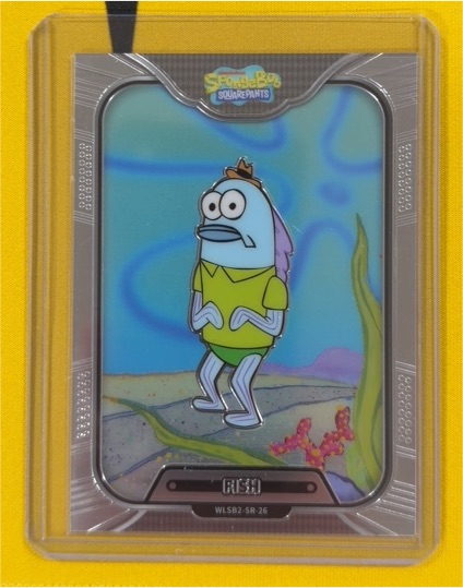 2024 Viacom Chrome SpongeBob SquarePants WLSB2-SR-26 Fish — front