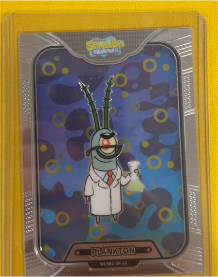 2025 Topps SpongeBob SquarePants SR-22 Plankton — front