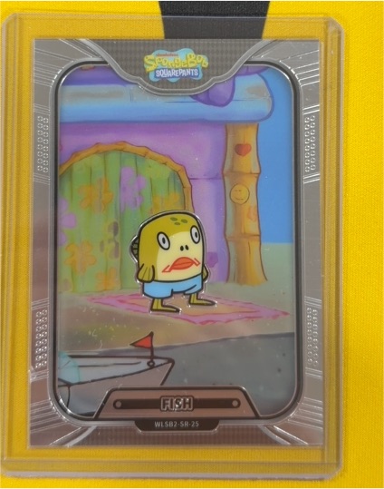 2024 Viacom Chrome SpongeBob SquarePants #WLSB2-SR-25 Fish — front