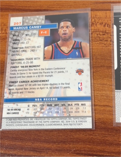 1998-99 Topps #207 Marcus Camby — front