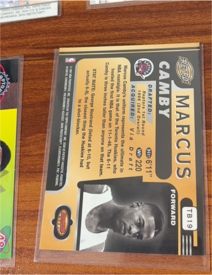 1997-98 Bowman's Best #TB19 Marcus Camby — front