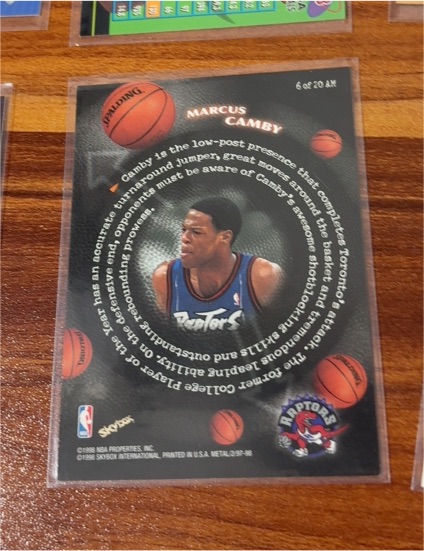 1996 Skybox #6 Marcus Camby — front