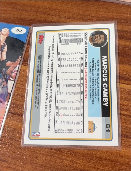 2006-07 Topps #61 Marcus Camby — front
