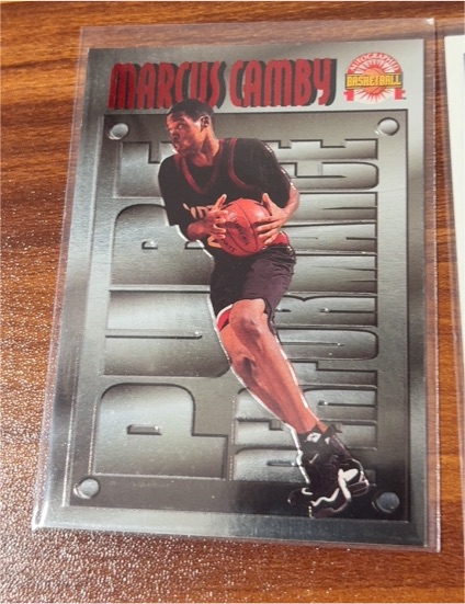 1996 Score Board Pure Performance #PP2 Marcus Camby — front