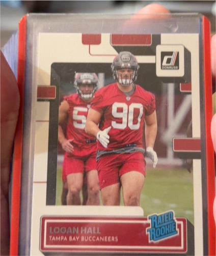 2022 Donruss Football Rated Rookie #364 Logan Hall — front