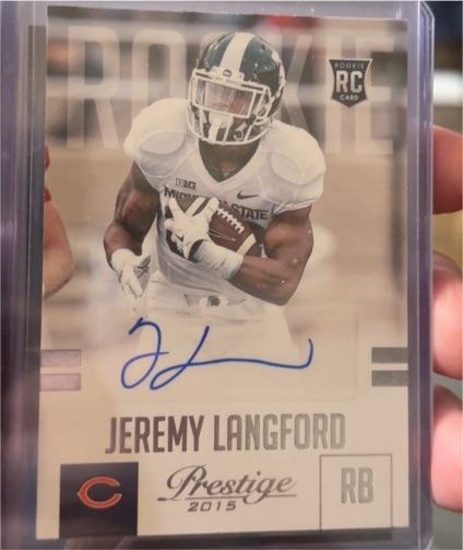 2015 Panini Prestige #248 Jeremy Langford — front