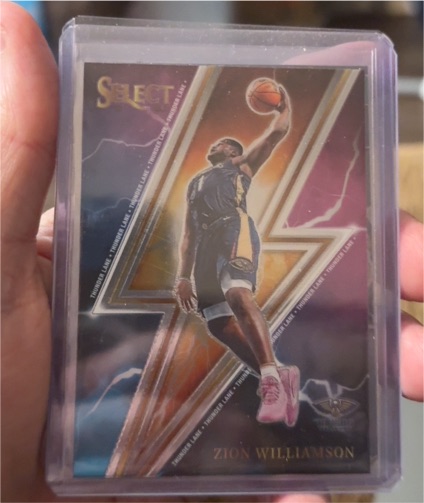 2023-24 Panini Select Thunder Lane #1 Zion Williamson — front
