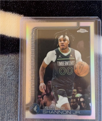 2025-26 Topps Chrome #198 Terrence Shannon Jr. — front