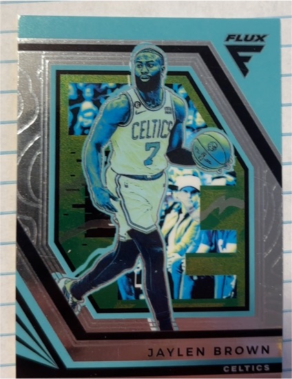 2022-23 Panini Flux #62 Jaylen Brown — front