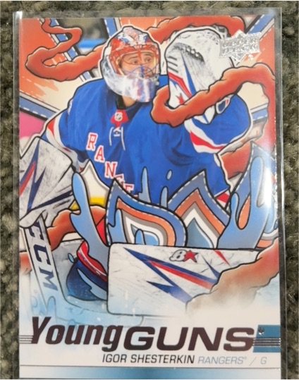 2024-25 Upper Deck Series 2 #528 Igor Shesterkin Young Guns Renewed — front