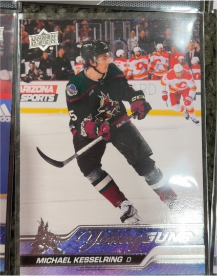 2023-24 Upper Deck Series 2 #481 Michael Kesselring Young Guns — front