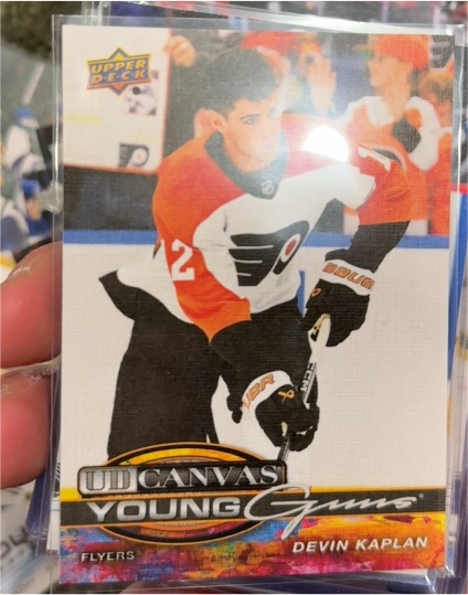 2025-26 Upper Deck Series 2 UD Canvas Young Guns #C-221 Devin Kaplan — front