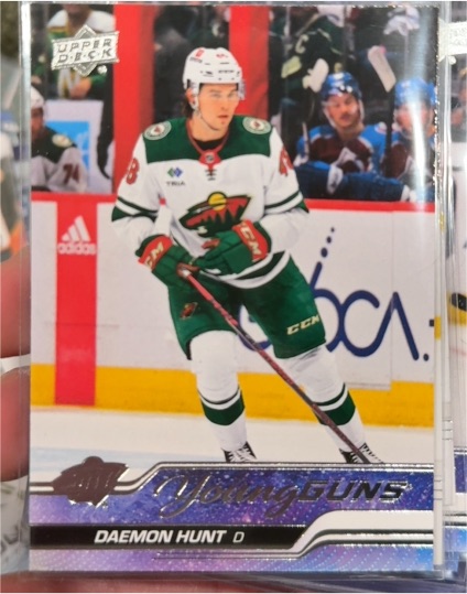 2023-24 Upper Deck Series 2 #494 Daemon Hunt — front