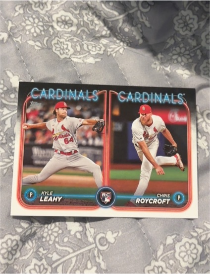 2024 Topps Update #US189 Kyle Leahy / Chris Roycroft Rookie Combos — front