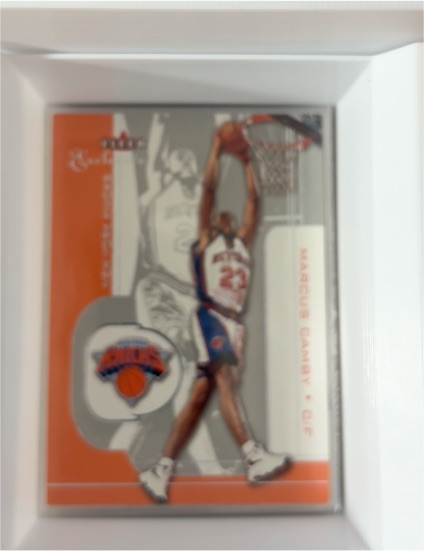 2001-02 Fleer Exclusive #10 Marcus Camby — front