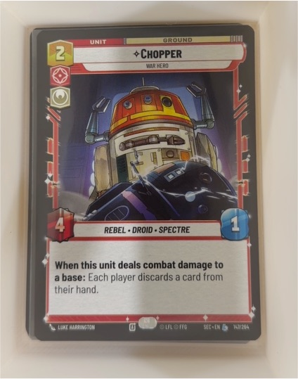 2024 Star Wars Unlimited Secrets of Power #147 Chopper — front