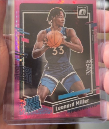 2023-24 Donruss Optic #234 Leonard Miller — front
