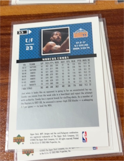 1996-97 Upper Deck Collector's Choice #339 Marcus Camby — front