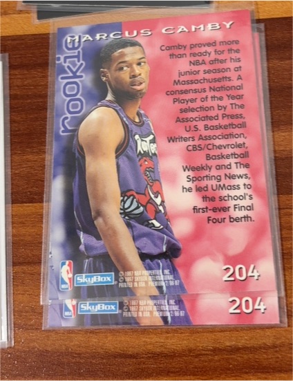 1997 SkyBox Premium #204 Marcus Camby — front