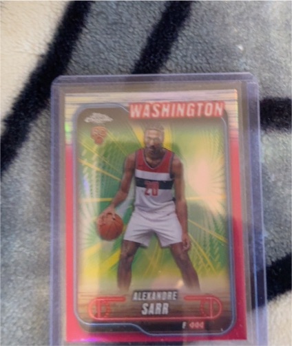 2024-25 Topps Chrome #136 Alexandre Sarr — front