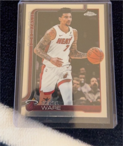 2025-26 Topps Chrome #129 Kel'el Ware — front