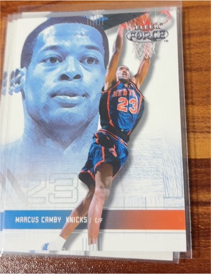 2001-02 Fleer Force #73 Marcus Camby — front