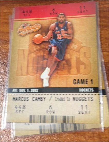 2002-03 Fleer Authentix #62 Marcus Camby — front