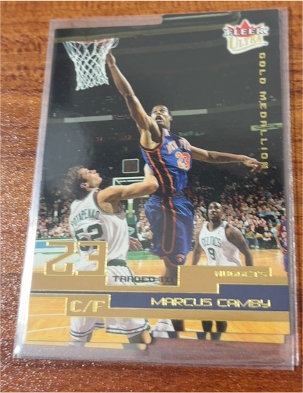 2002 Fleer Ultra Gold Medallion #98 Marcus Camby — front