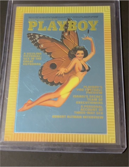1995 Playboy Chromium Cover Cards Edition 1 #52 August 1976 — front