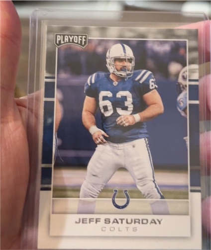 2017 Panini Playoff #193 Jeff Saturday — front