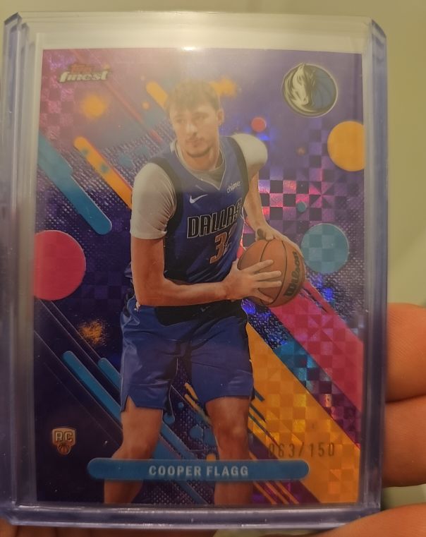 2026 Topps Finest #1 Cooper Flagg — front
