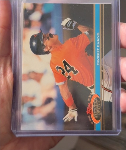 1991 Topps Stadium Club #351 Dwight Evans — front