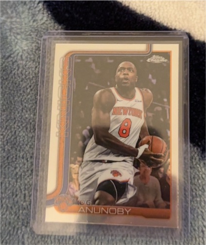 2025-26 Topps Chrome #131 OG Anunoby — front