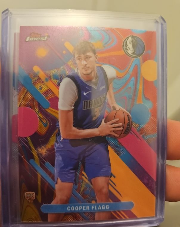 2025 Topps Finest #1 Cooper Flagg — front