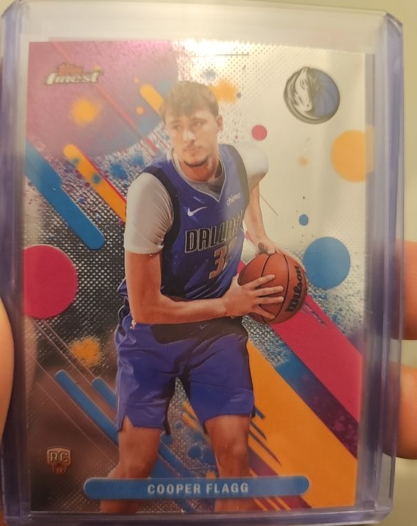2026 Topps Finest #1 Cooper Flagg — front