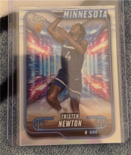 2024-25 Topps Chrome #108 Tristen Newton — front